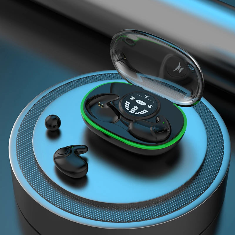 Invisible Sleep Earphones Wireless Bluetooth 5.3 Headphones IPX5 Waterproof Noise Reduction Earbuds Touch Control Headsets