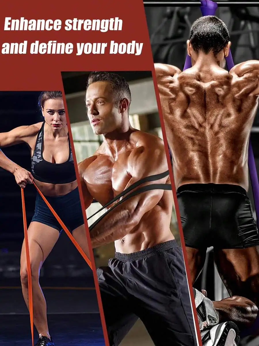 5lbs To 230lbs Pull Up Assist Resistance Bands, Including Pull Up Resistance Bands, Stretch Bands, Fitness TPE Resistance Bands