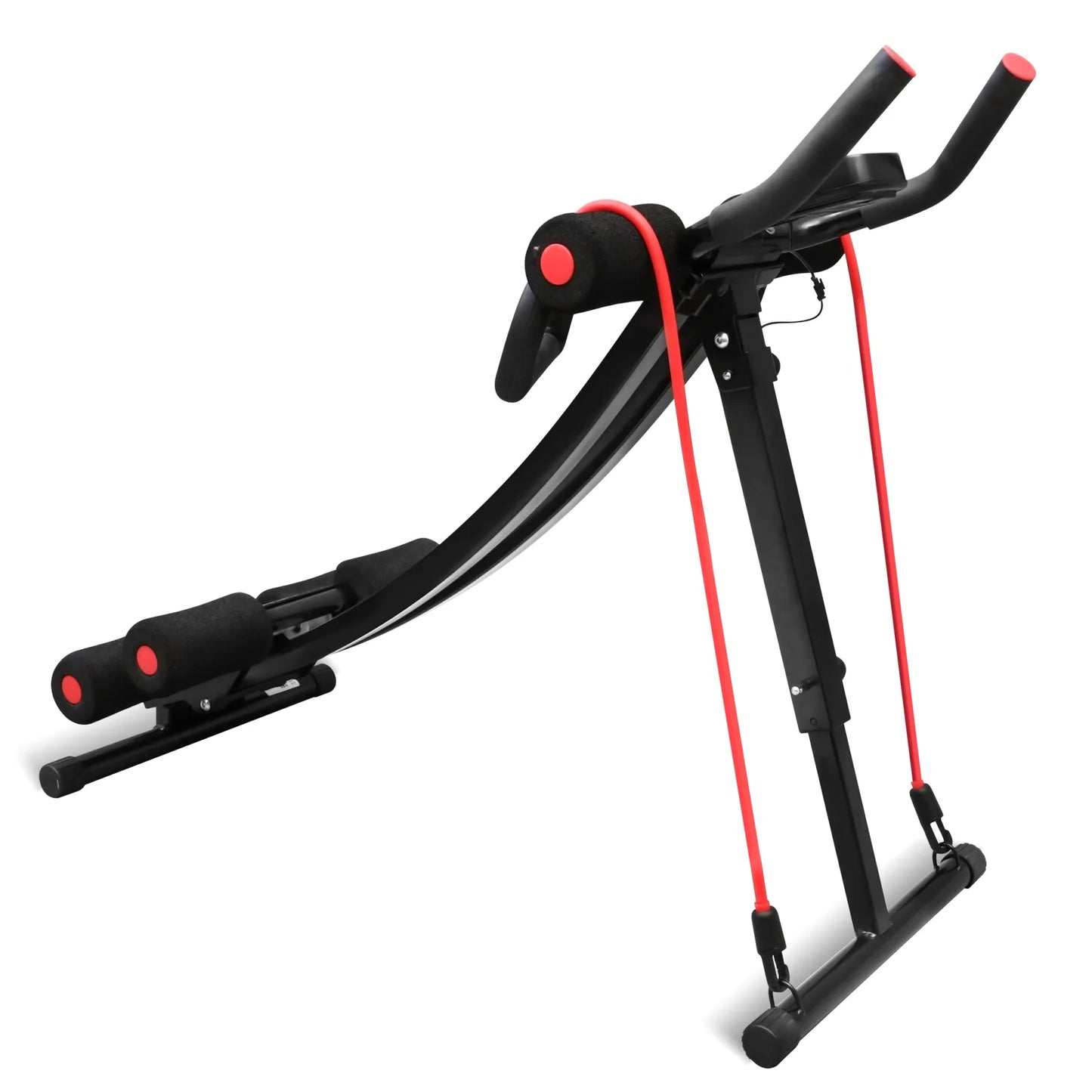 Fitness AB Machine Abdominal Trainers Core Workout Equipment 440 lbs Foldable Height Adjustable For Home Exercise Kit Whole Body