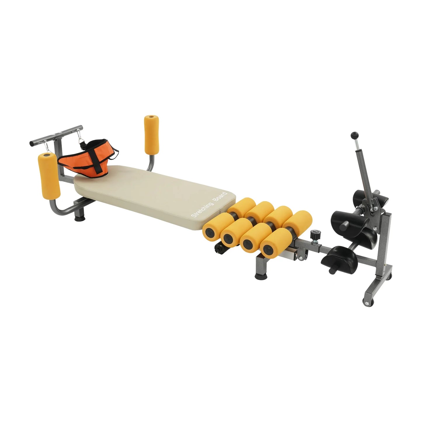 Electric Stretching Bench, Adjustable Back Stretching Machine with Remote Control & 8 Gears Length for Neck Back Relief