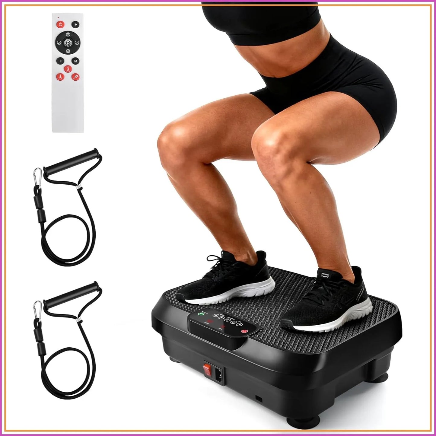 Whole Body Vibration Platform for Lymphatic Drainage & Weight Loss, Mini Shake Plate Fitness Equipment