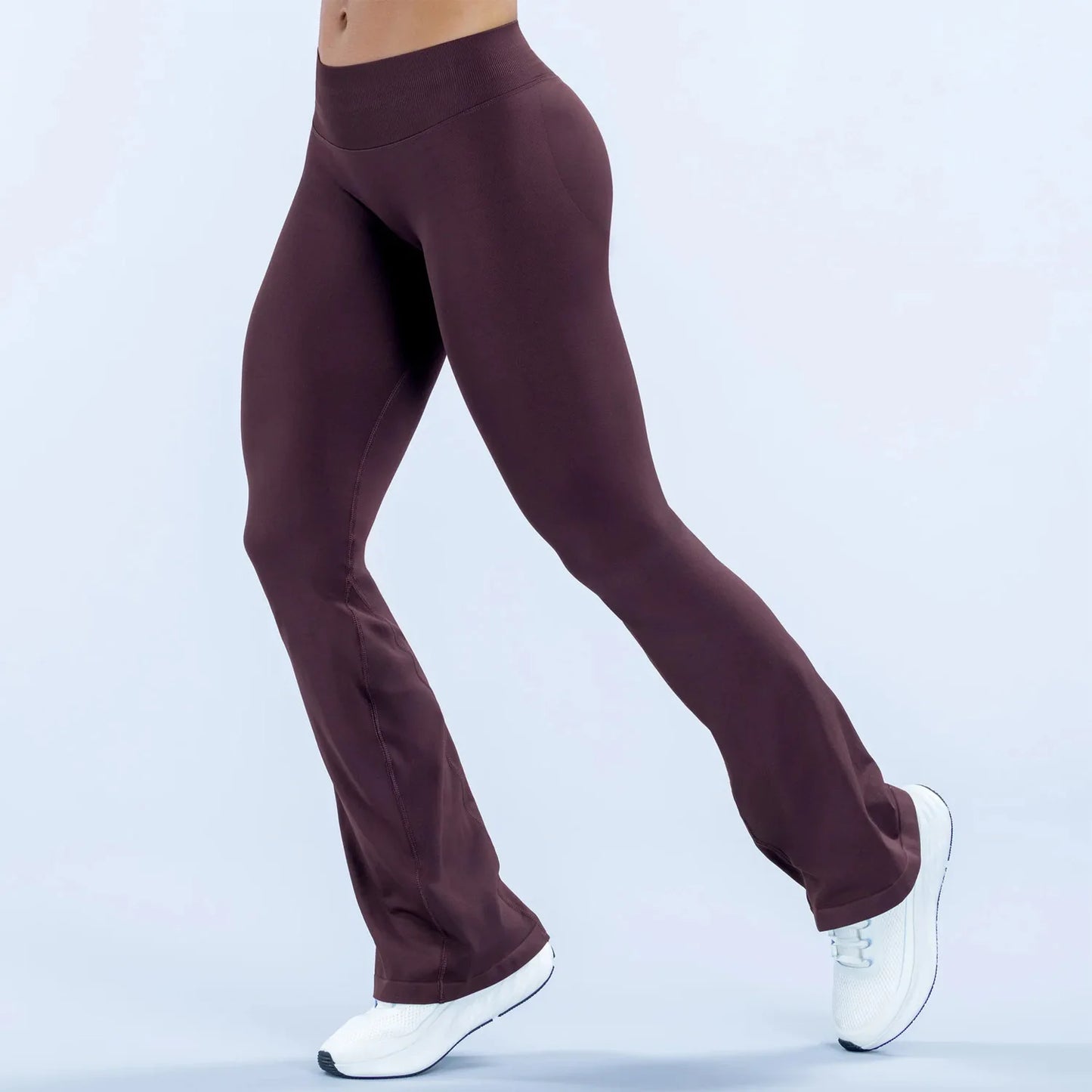 NCLAGEN Impact Flares Gym Clothes Woman Seamless Yoga Leggings Scrunch Booty Peach Hip Lifting Fitness Workout Sports Pants