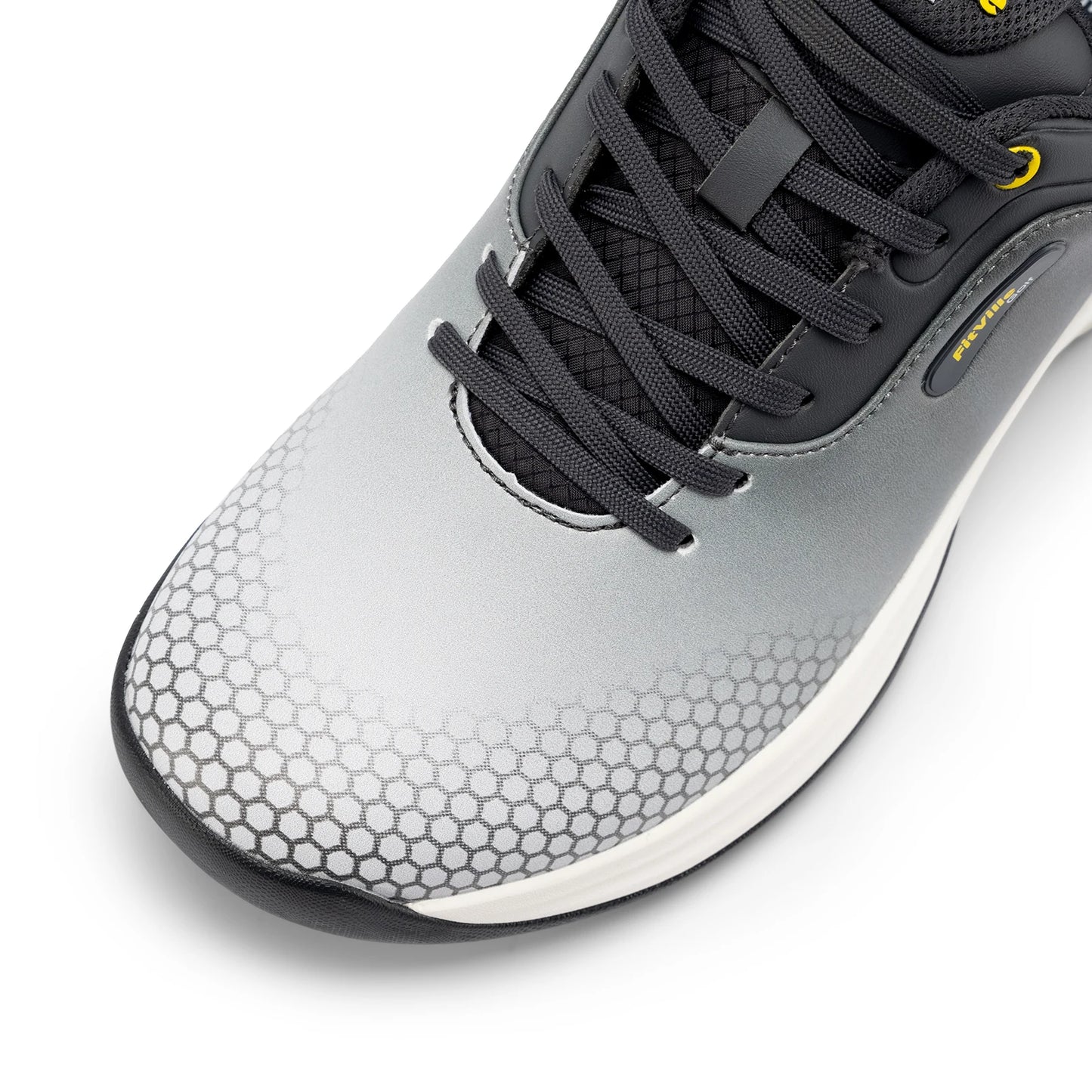 FitVille Wide Men's Golf Shoes Non-Slip Wear-Resistant Comfortable Pickleball Sports Shoes Suitable for Swollen Feet Relieve Toe