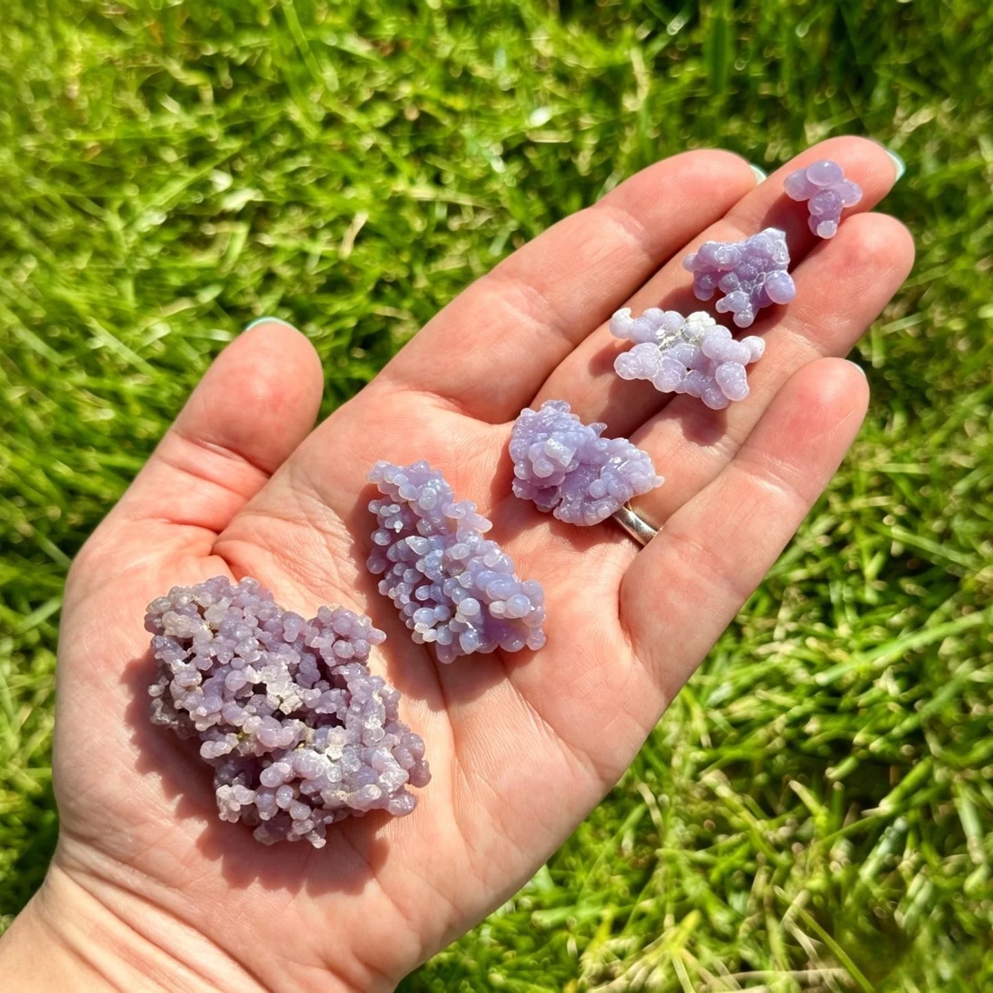 1pc Purple Grape Agate Specimen Raw Stone, natural stones figures,home decor,meditation crystal stones,Natural agate stone