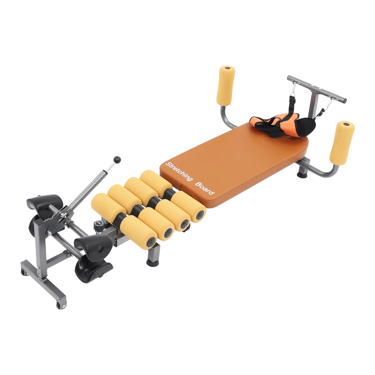Electric Stretching Bench, Adjustable Back Stretching Machine with Remote Control & 8 Gears Length for Neck Back Relief