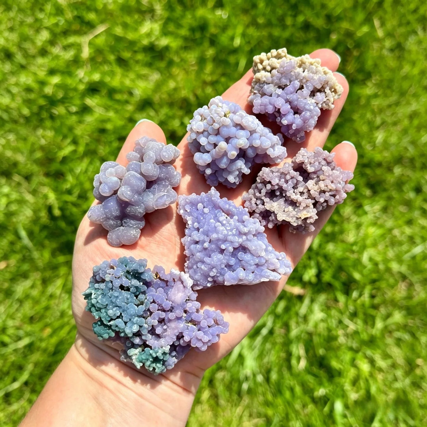 1pc Purple Grape Agate Specimen Raw Stone, natural stones figures,home decor,meditation crystal stones,Natural agate stone
