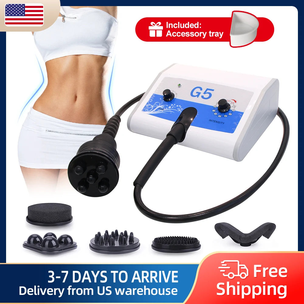 G5 Vibration Massage Slimming Fat Reduce Shaping Massager Waist Muscle Relax Anti Cellulite High Frequency Body Firming Device