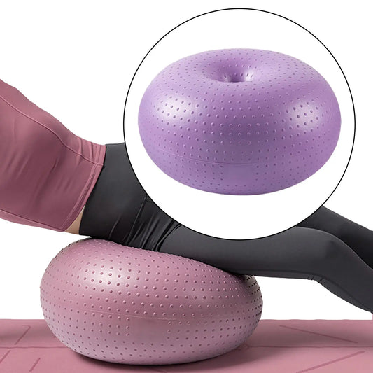 1x Yoga Ball Stability Exercise Thickening Inflatable Aid Sports Fitness Ball
