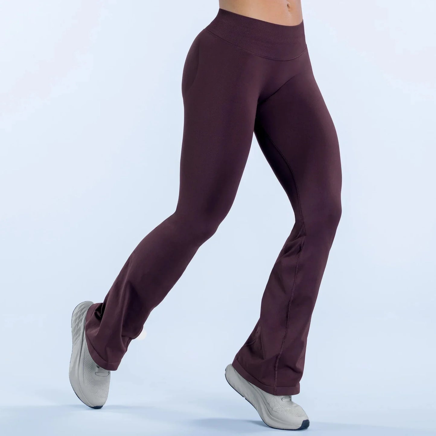 NCLAGEN Impact Flares Gym Clothes Woman Seamless Yoga Leggings Scrunch Booty Peach Hip Lifting Fitness Workout Sports Pants