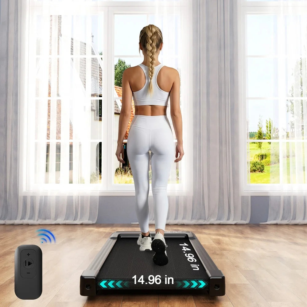 Foldable Treadmill 6% Incline 3.8mph/6kph Walking Pad for Home Treadmills LCD Screen 2.5HP Motor Exercise Machine Max 300lbs