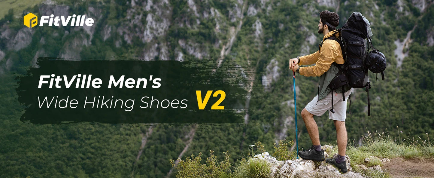 Fittington Slip-on Shoes Wide Sneakers For Men Soft Mens Running Shoe Slip Resistant Hiking Walking Shoes With Arch Spport