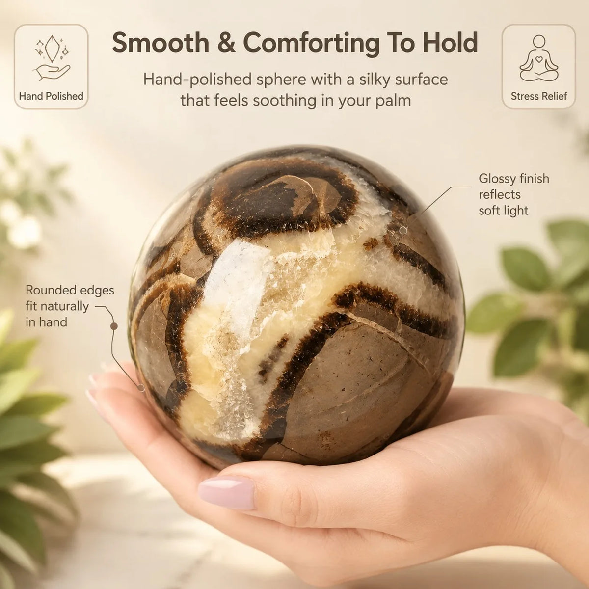 1 natural high-quality turquoise crystal ball, Bohemian style, random style, crystal crafts, mineral specimens, suitable for home accessories, is the best holiday gift for crystal enthusiasts