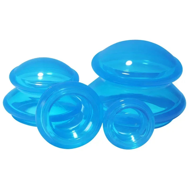 Anti-cellulite Silicone Suction Cup Ventosas Massage Body Cups Vacuum Cupping Therapy Set Masajeador Face Sucker Slimming Jars