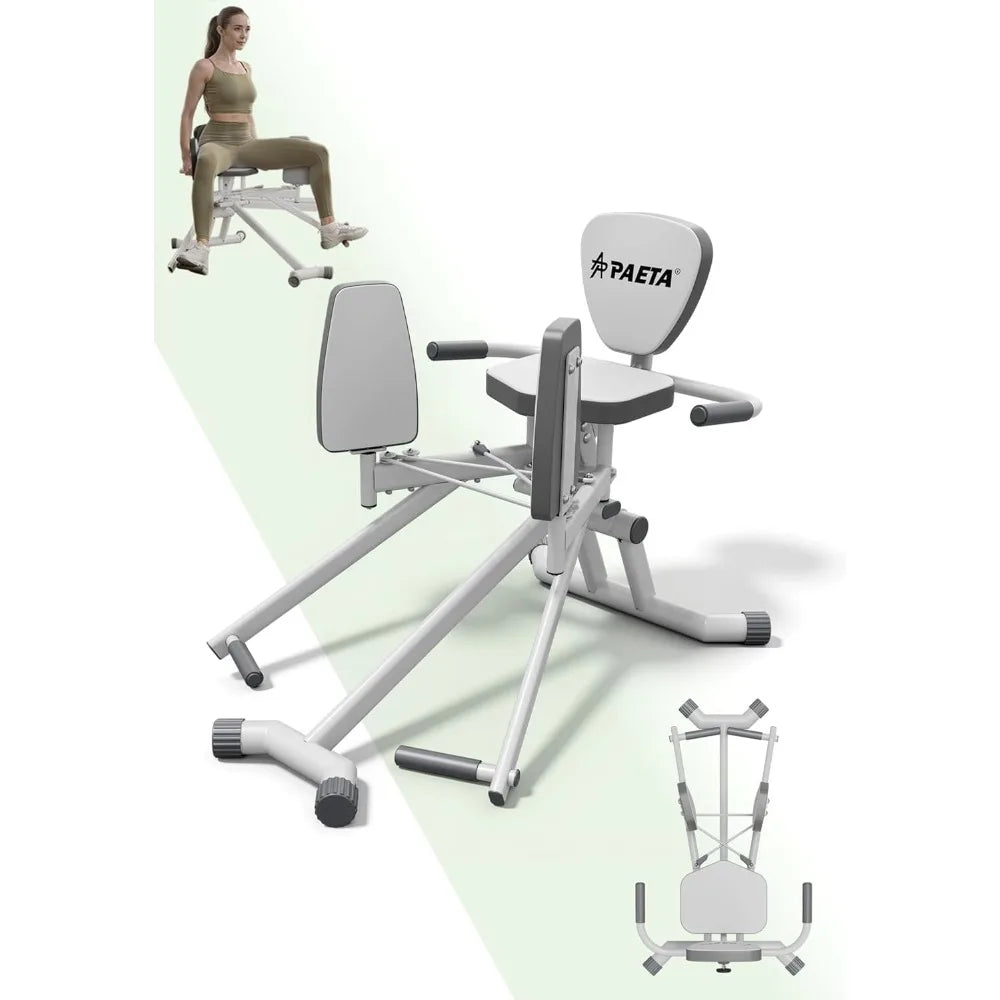 PAETA Hip Abductor Machine for Home Gym, Glute Workout Equipment for Thigh & Butt Toning