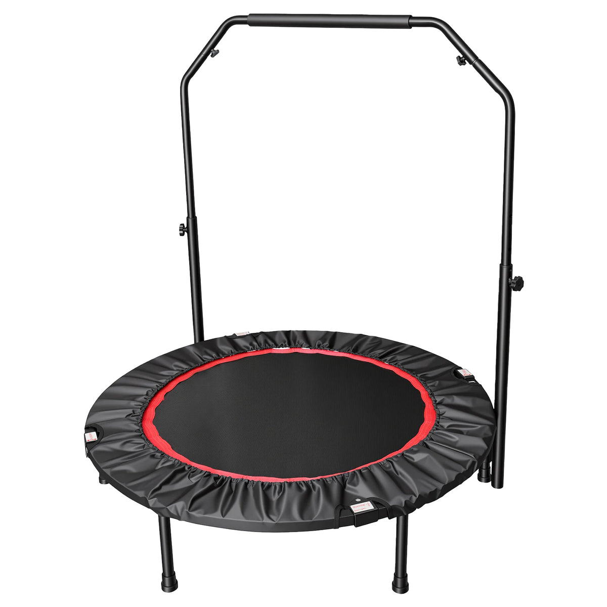 40-Inch Folding Rebounder Trampoline Fitness with Handlebar 716 lbs Weight Capacity Tool Free Assembly for Adults & Kids – Indoor & Outdoor Cardio Fat Burning & Body Shaping