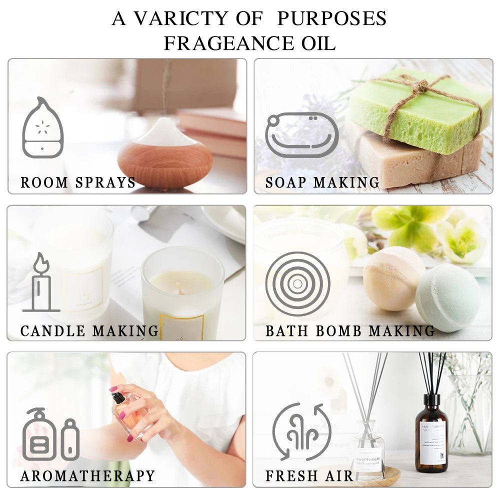 EUQEE 2PCS Premium Essential Oil Gift Set For Soap & Candle Making 118ml Myrrh Spearmint Catnip Lavender Aromatherapy Essential Oil For Diffuser