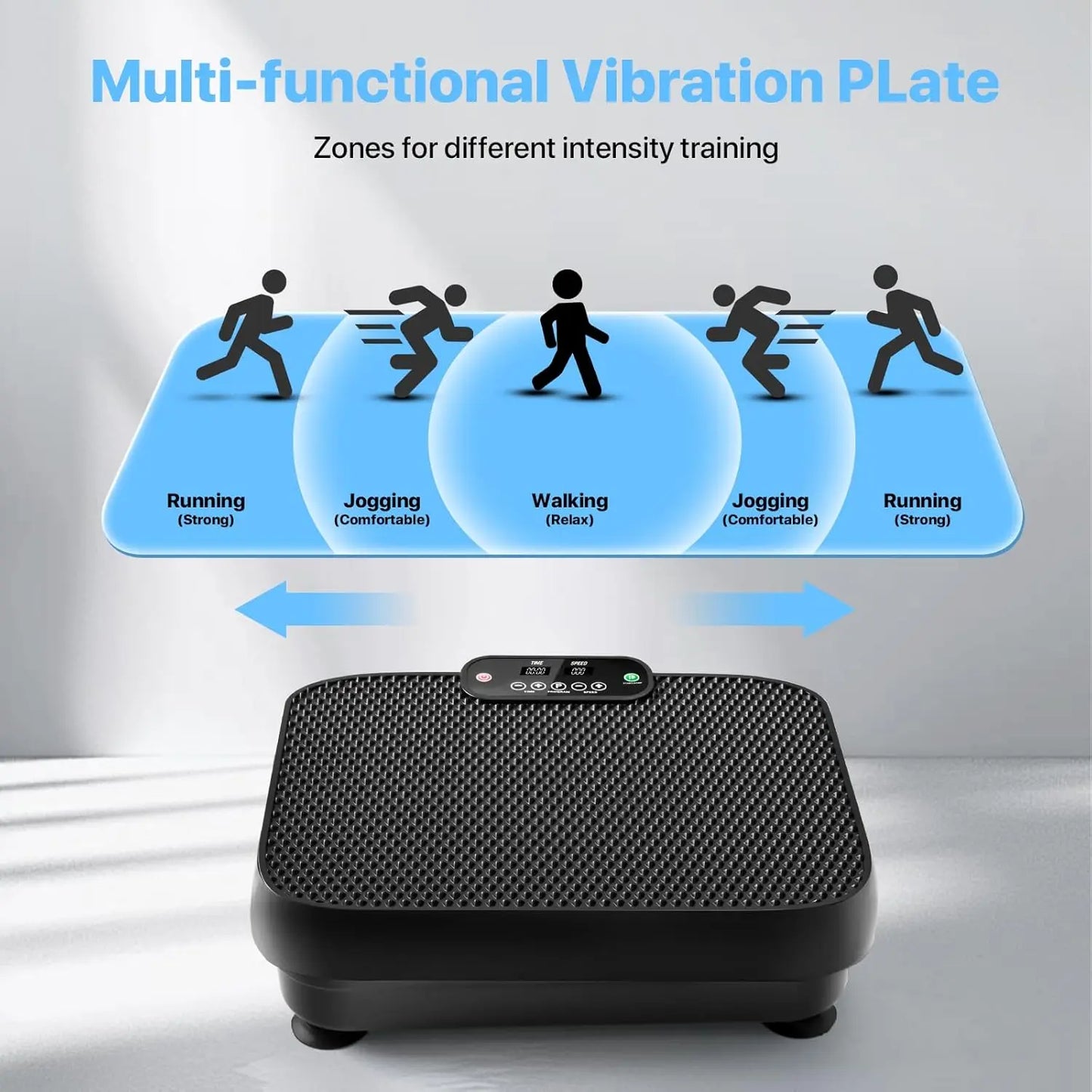 Whole Body Vibration Platform for Lymphatic Drainage & Weight Loss, Mini Shake Plate Fitness Equipment