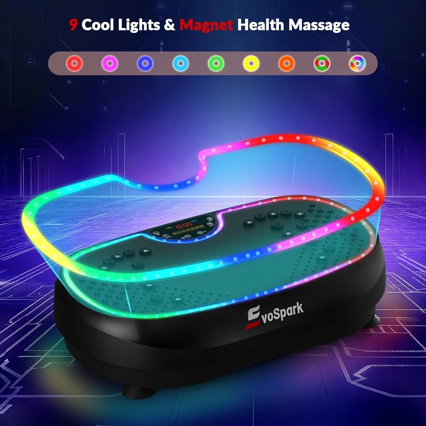 Vibration Plate Exercise Machine, 2026 Dual Motor Whole Body Workout for Lymphatic Drainage, Weight Loss, Home Fitness