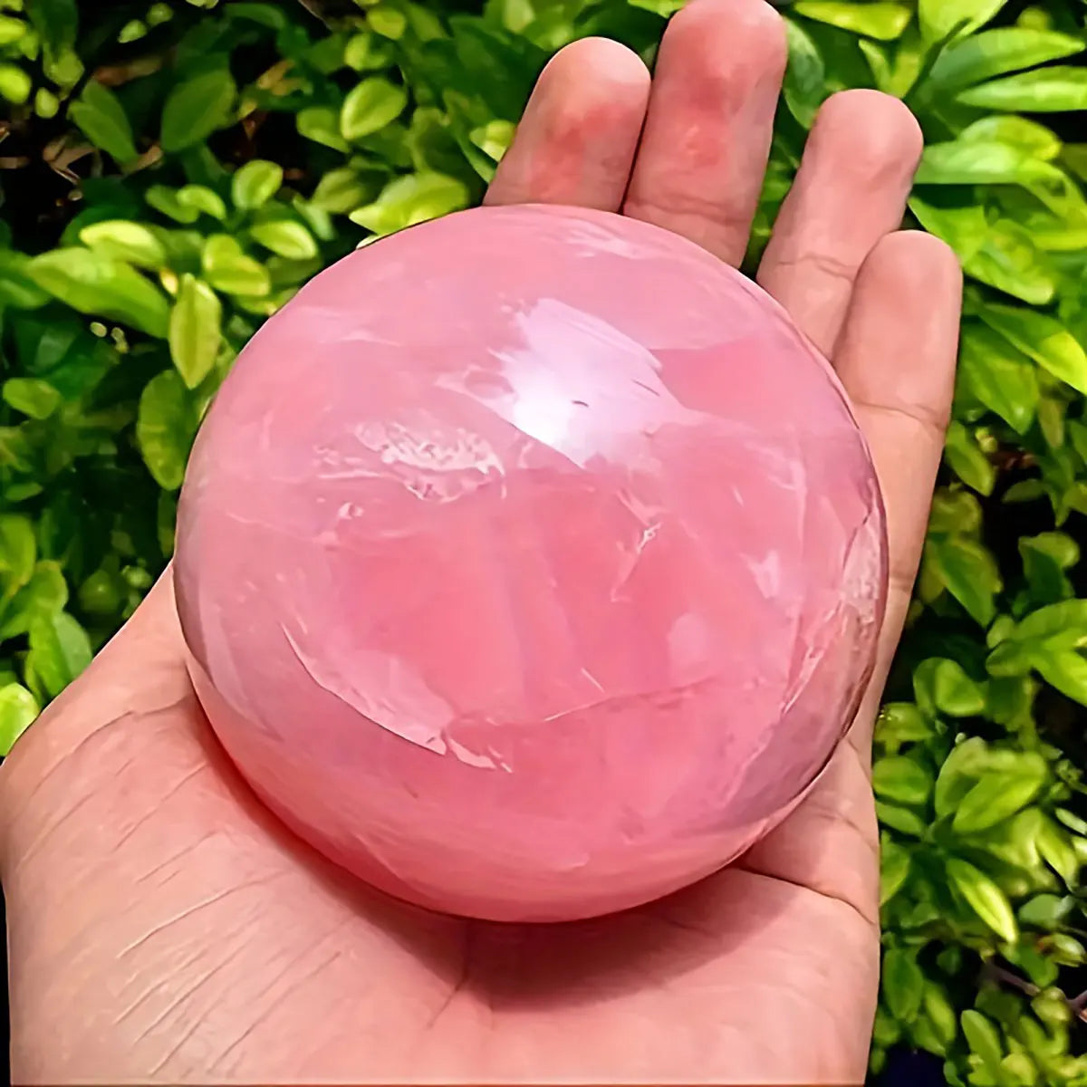 7-7.5cm Rose Quartz Sphere, Pink Crystal Ball, Home Decorations, Crystal Crafts, Reiki Healing Balls, Energy Balls - Gifts
