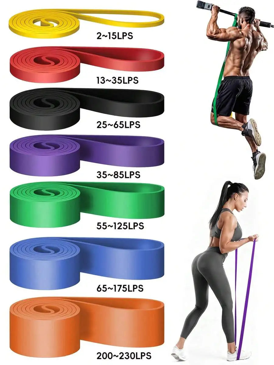 5lbs To 230lbs Pull Up Assist Resistance Bands, Including Pull Up Resistance Bands, Stretch Bands, Fitness TPE Resistance Bands