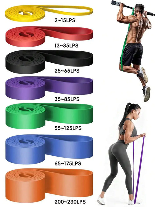 5lbs To 230lbs Pull Up Assist Resistance Bands, Including Pull Up Resistance Bands, Stretch Bands, Fitness TPE Resistance Bands