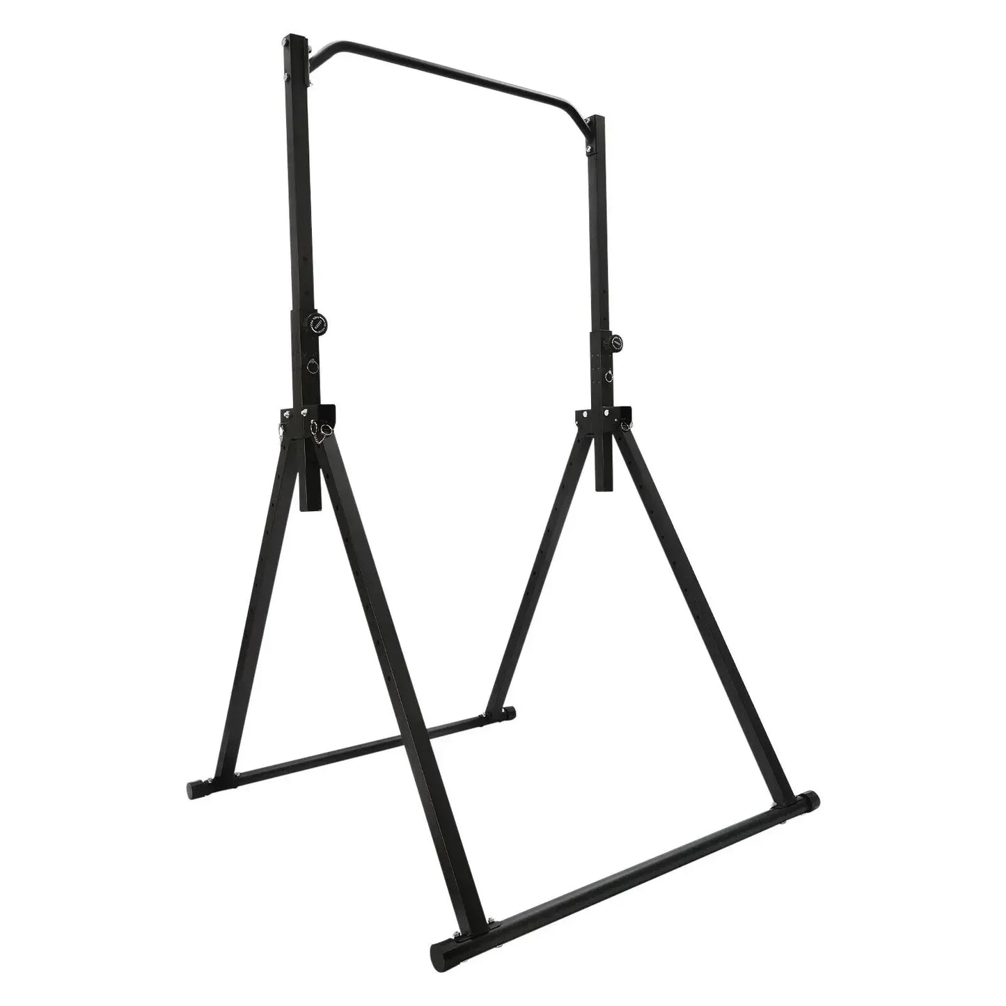 Foldable Pull Up Bar, Power Tower Dip Station, Adjustable Height Multifunction Fitness Training Equipment 440LBS