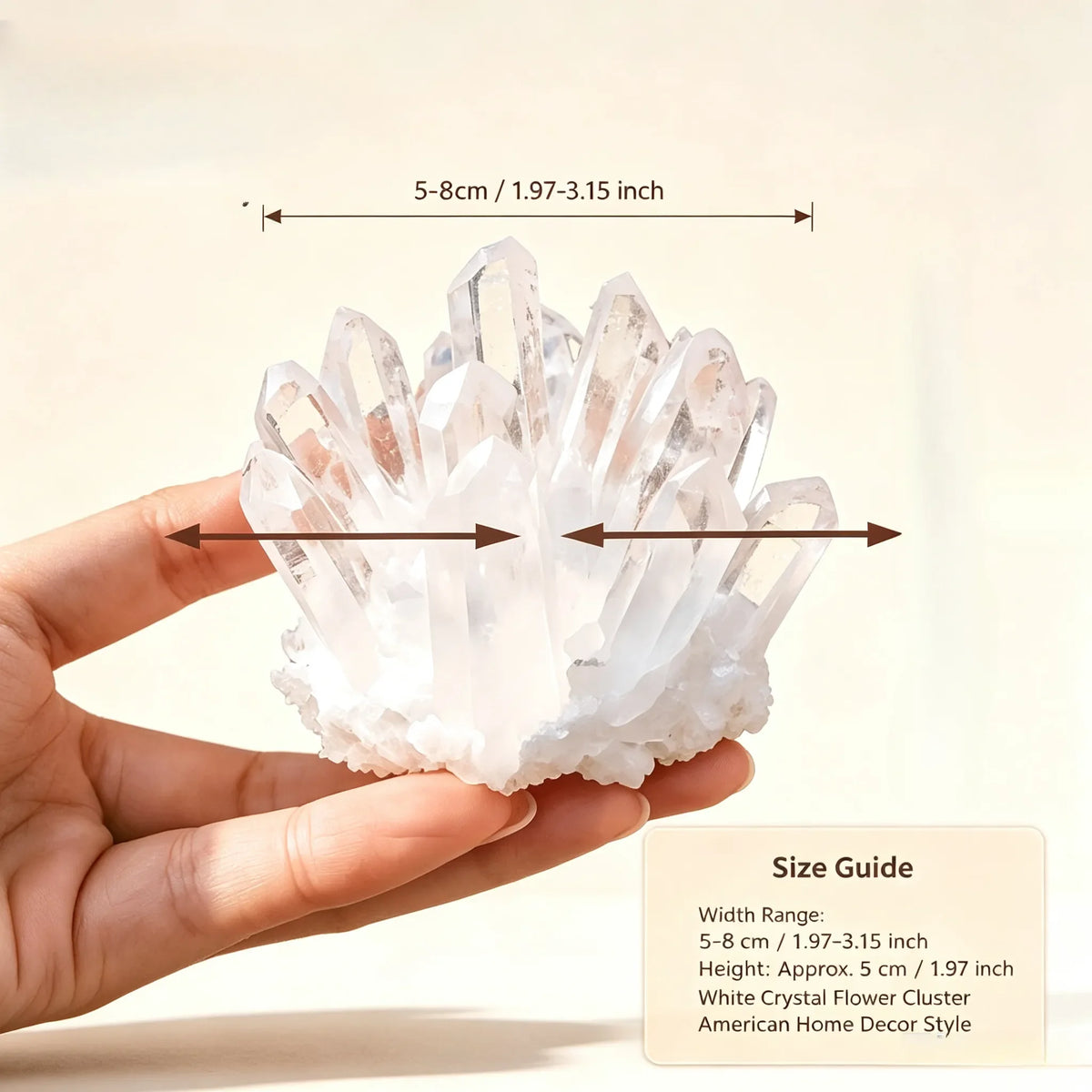 Natural high-quality white quartz crystal cluster flowers, with random styles, suitable for collecting and making high-end crystals, can be used for birthday gifts, women's gifts, scene decoration, desktop decoration