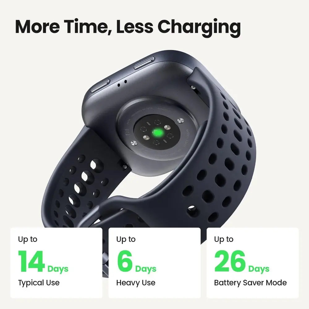 Amazfit Bip 6 Smart Watch 46mm, 14 Day Battery, 1.97" AMOLED Display, GPS & Free Maps, AI, Bluetooth Call & Text, Health, Fitnes