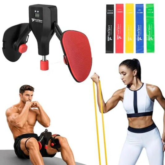 Thigh Hip Master Trainer Kegel Exerciser 0-120 Lbs Adjustable Resistance, Pelvic Floor Exercise Devices with 5 Resistance Bands