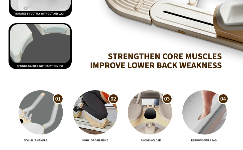 Back Stretch Trainer Home Spinal Twist Machine for Abdominal Crunches Waist Slimming Leg Extension Workouts
