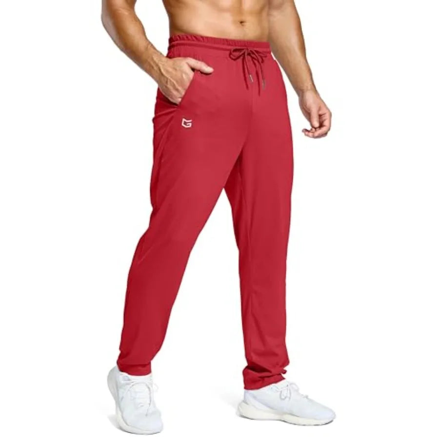 G Gradual Men's Sweatpants with Pockets Lightweight Workout Athletic Track Pants Stretch Gym Running Jogging Joggers for Men