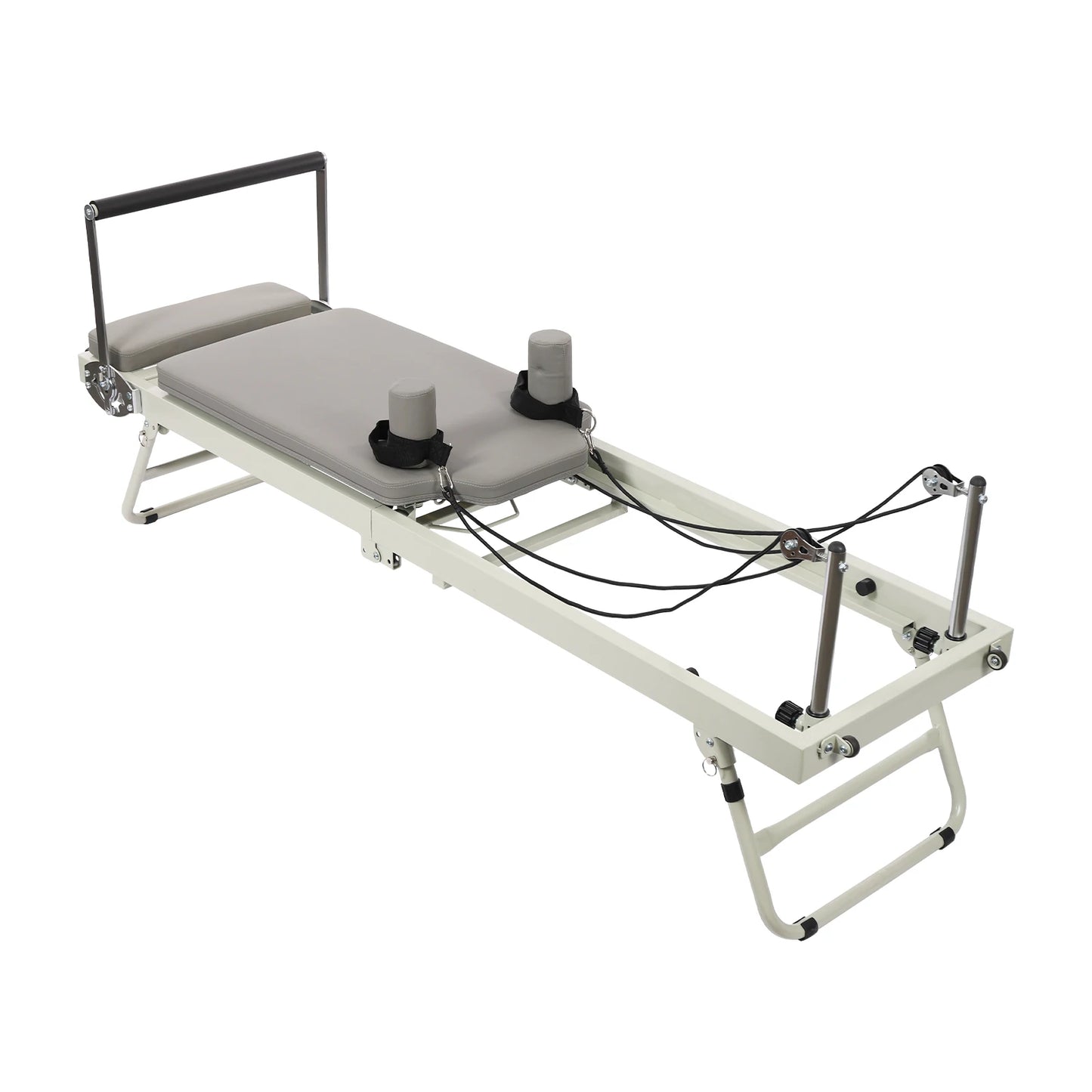 120kg/264.55lbs Foldable Pilates Reformer Machine, Multifunctional Yoga Fitness Equipment, Pilates Exercise Equipment