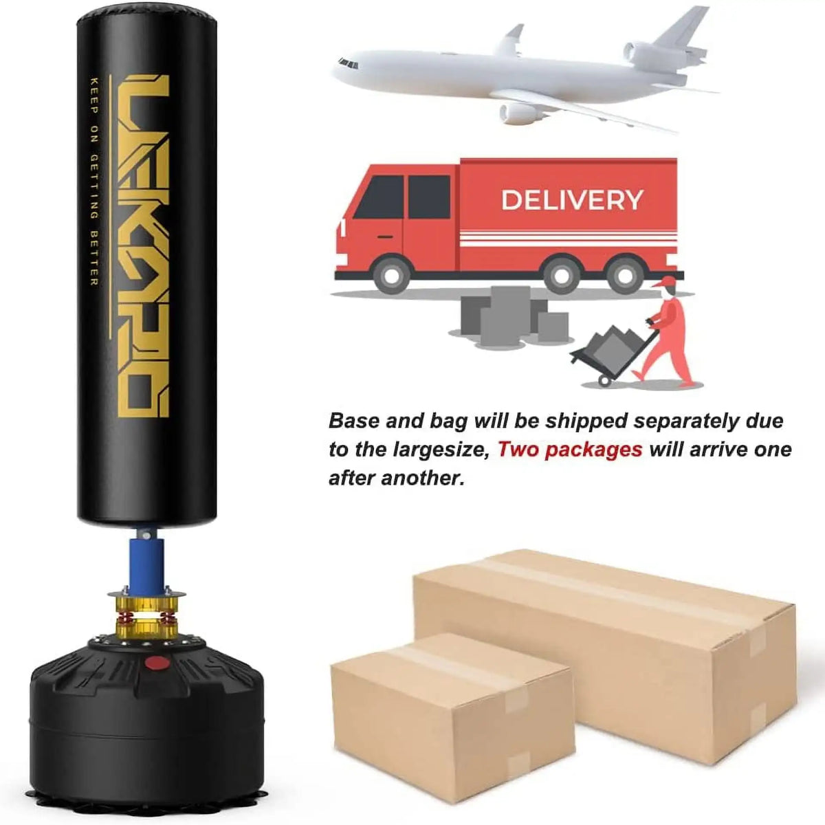 Standing boxing post with gloves, home fighting training sandbag, boxing bag with suction cup, holiday gift for sports men