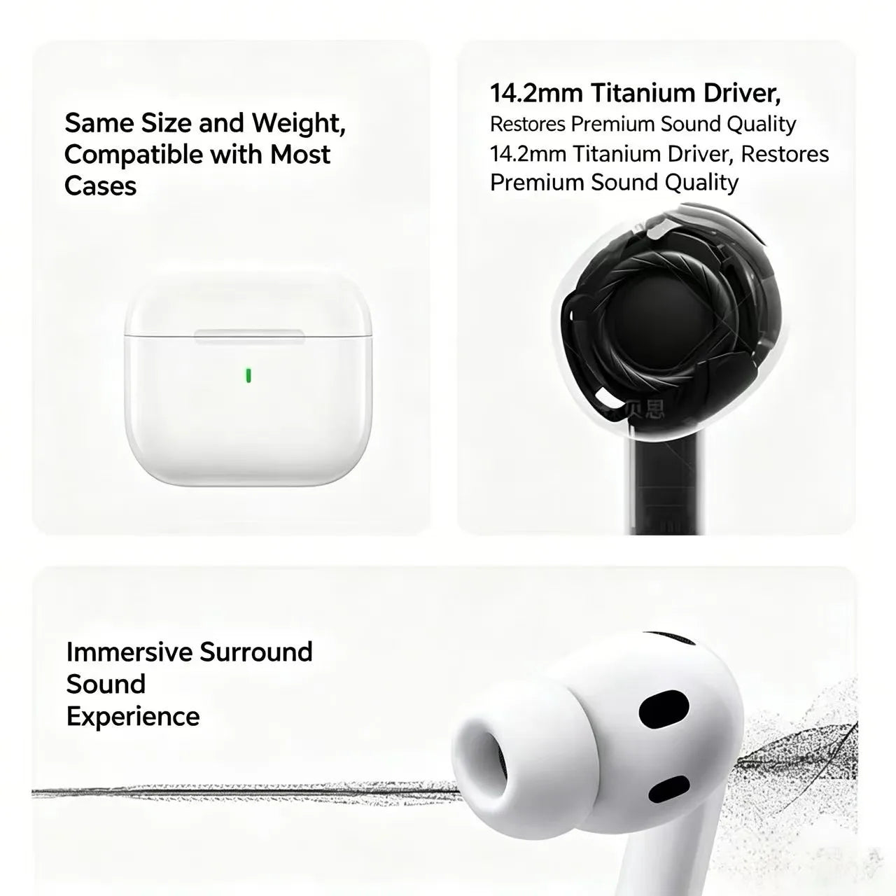 [Pro3] Sports Wireless Earbuds ANC Noise Cancelling Bluetooth Headphones Real-Time Heart Rate Monitor Sweatproof HiFi Stereo Earphones For Running Gym Office All Bluetooth