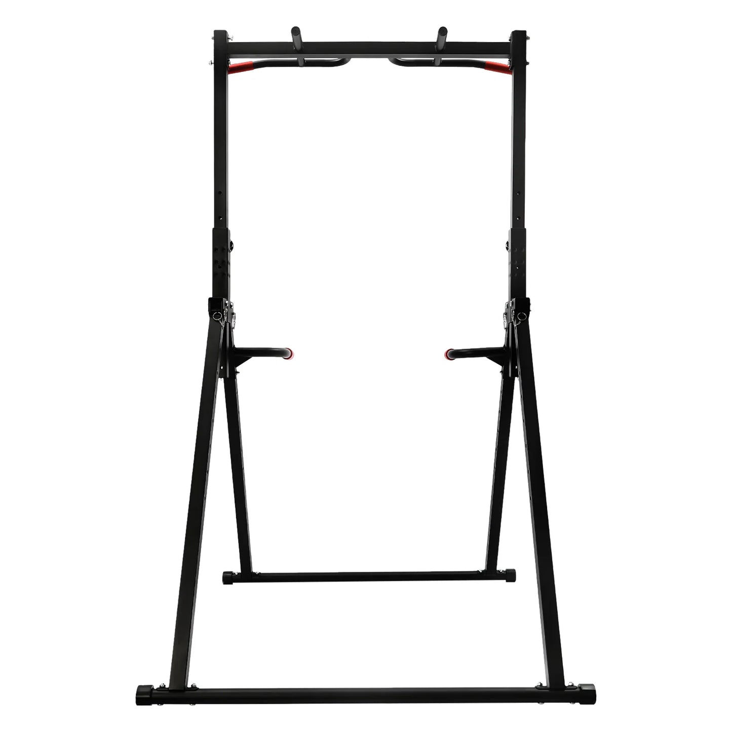 Triangular Pull Up Station Adjustable Height Pull Up Bar Gym Dip Bar Power Tower Workout Dip Station Chin Up Bar for Home Gym Equipment