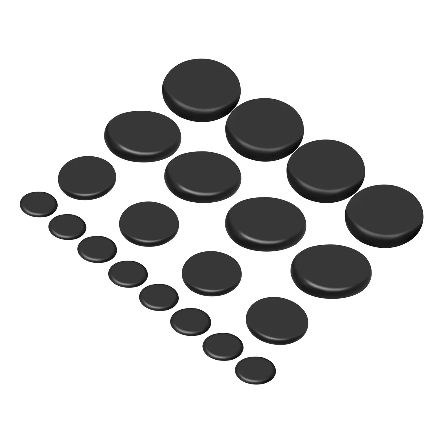 20 Pcs Basalt Hot Stones Set Hot Rocks Massage Stones Kit with Heater Box for Body Massage Relax Body NEW