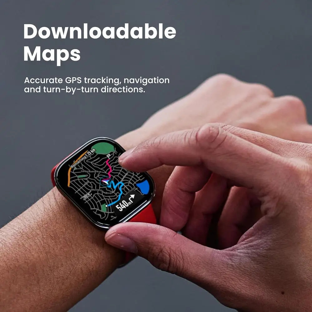 Amazfit Bip 6 Smart Watch 46mm, 14 Day Battery, 1.97" AMOLED Display, GPS & Free Maps, AI, Bluetooth Call & Text, Health, Fitnes