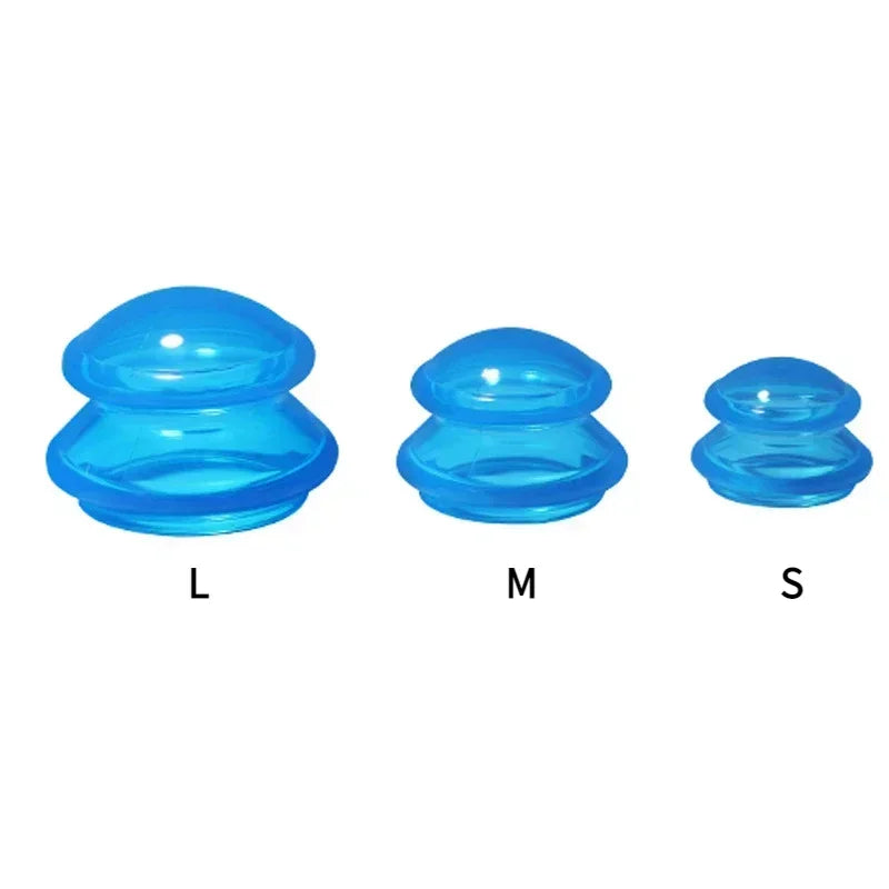 Anti-cellulite Silicone Suction Cup Ventosas Massage Body Cups Vacuum Cupping Therapy Set Masajeador Face Sucker Slimming Jars