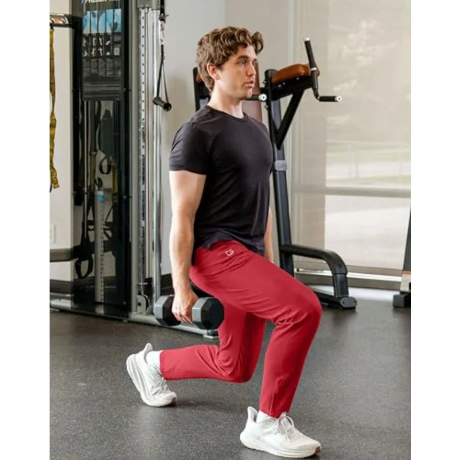 G Gradual Men's Sweatpants with Pockets Lightweight Workout Athletic Track Pants Stretch Gym Running Jogging Joggers for Men