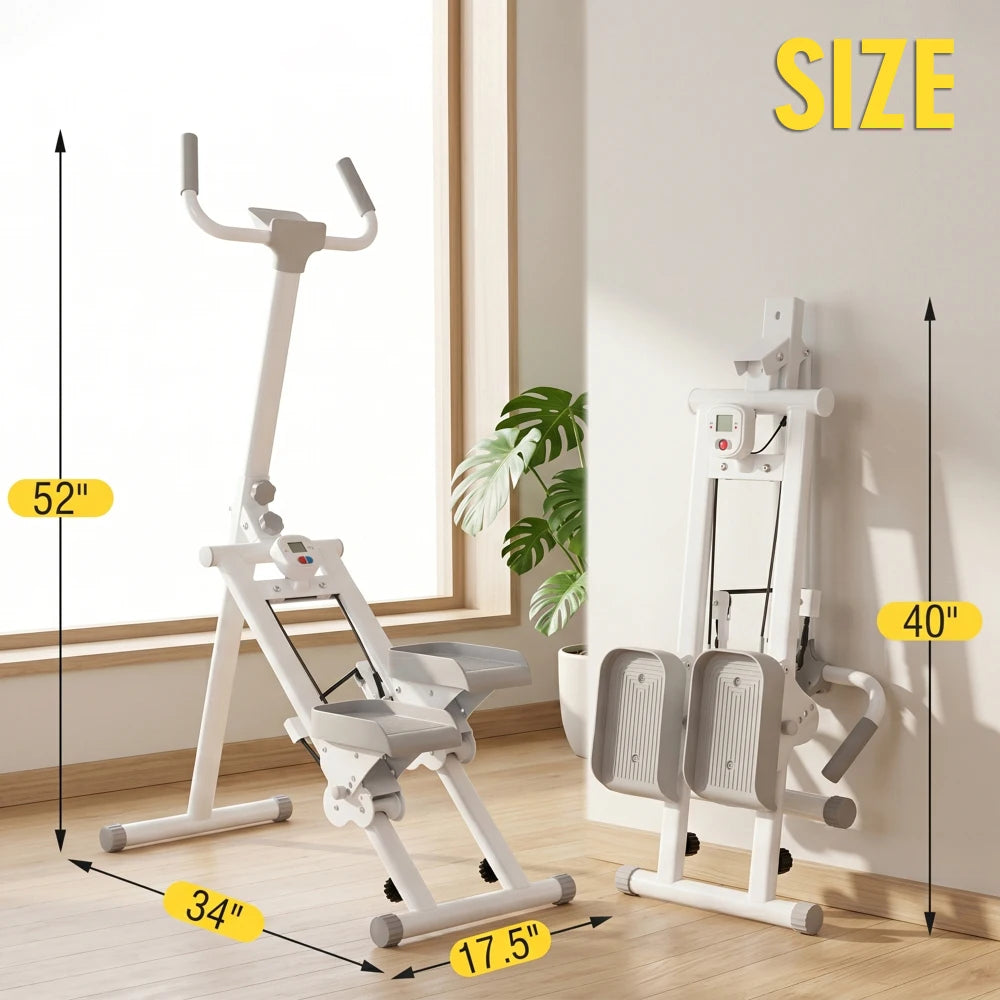 Ye Stair Stepper Machine, Vertical Climber w/ LCD Display, Compact Cardio Step Trainer for Full-Body Home Workouts