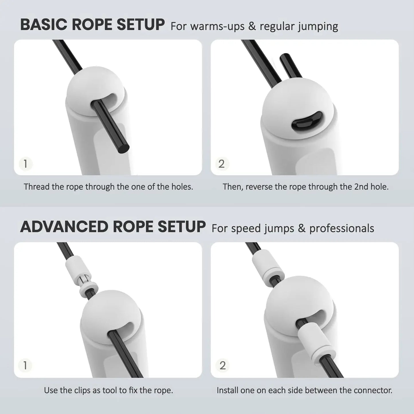 Smart Jump Rope with Counter & Timer - Adjustable Speed, Anti-Slip Handles for Fitness, Weight Loss, Boxing, MMA