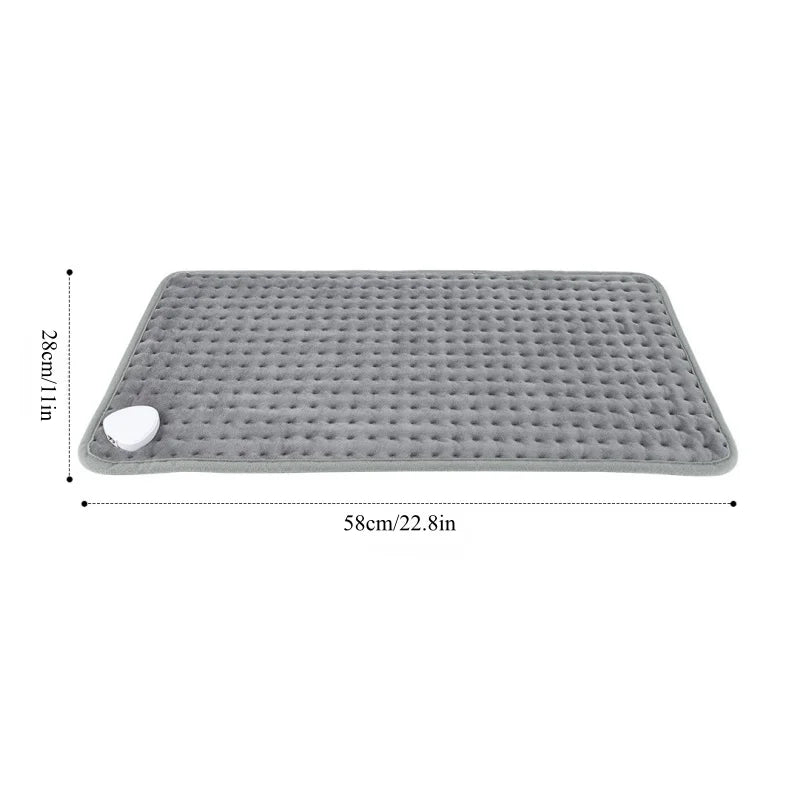 30*60cm Electric Heating Pads for Back Neck Shoulder Home Office 9 Heat Levels Heat Therapy Pad Constant Temperature Heating Mat US Plug