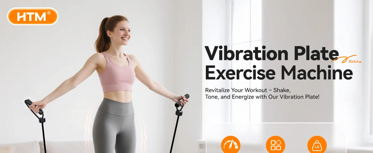 Whole Body Fitness Massage Calorie Counter Vibration Plate 120 Speed Levels Professional Machine for Effortless Body Sculpting