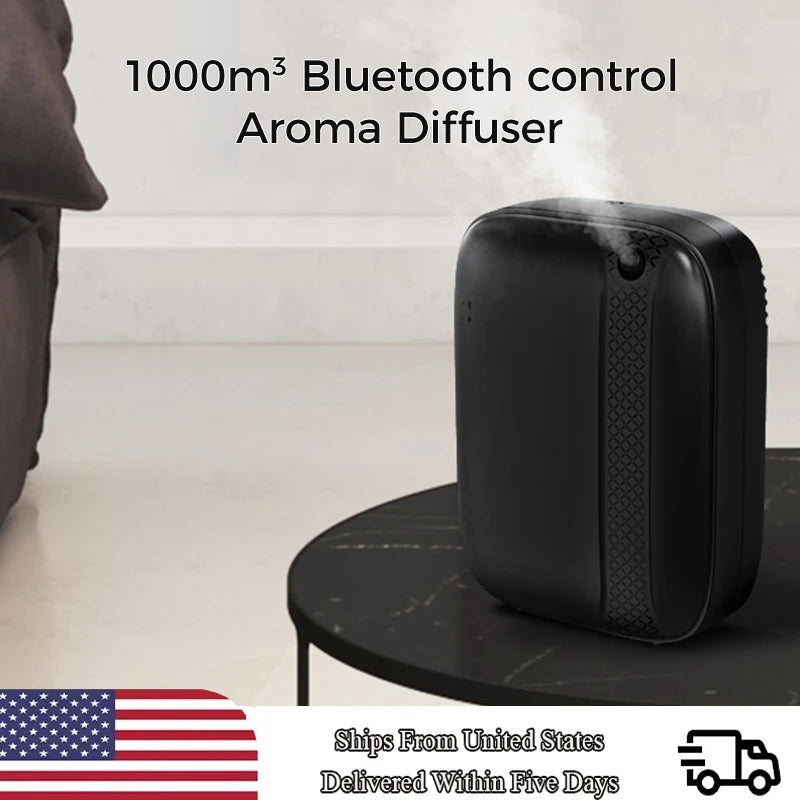 NAMZTE Home Fragrance Aroma Diffuser 1000m³ Coverage Perfume Air freshener Waterless Free Essential Oil 400ML Capacity Bluetooth APP Control Electronic Aromatic Machine