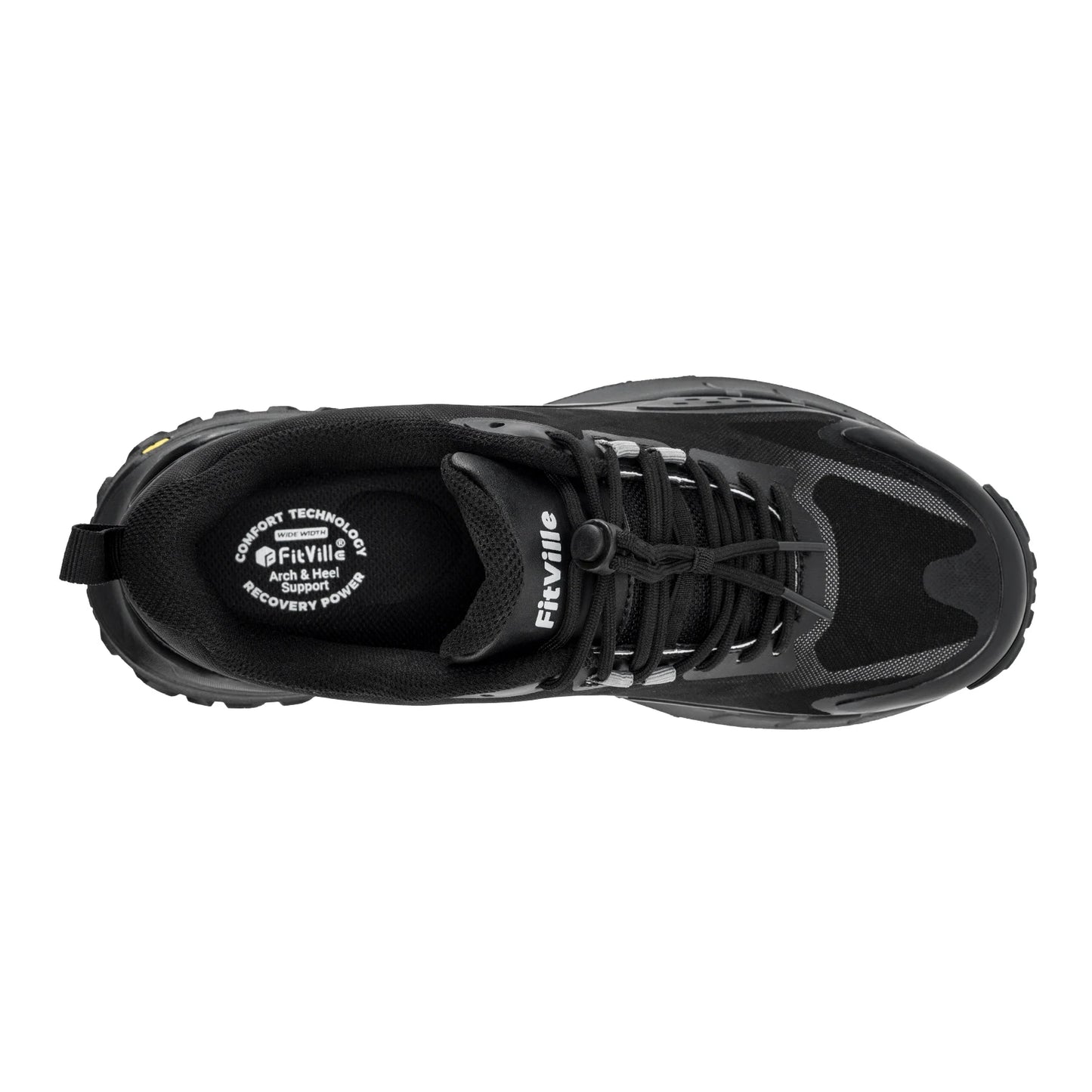 Fittington Slip-on Shoes Wide Sneakers For Men Soft Mens Running Shoe Slip Resistant Hiking Walking Shoes With Arch Spport