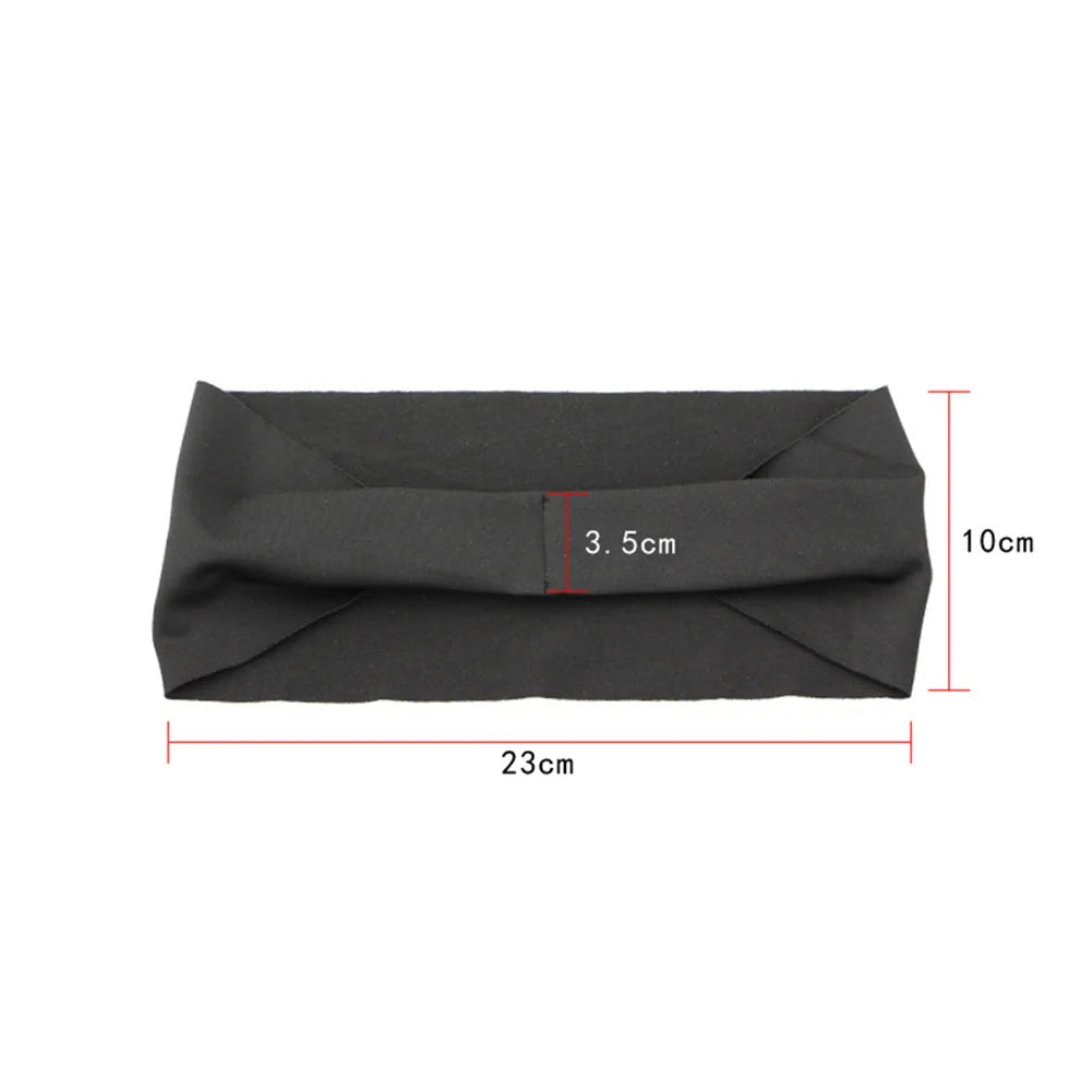 Sports Headbands For Men Woman Gym Yoga Sweat Hair Bands Soft Elastic Hairbands Stretch Outdoor Sport Sweatbands