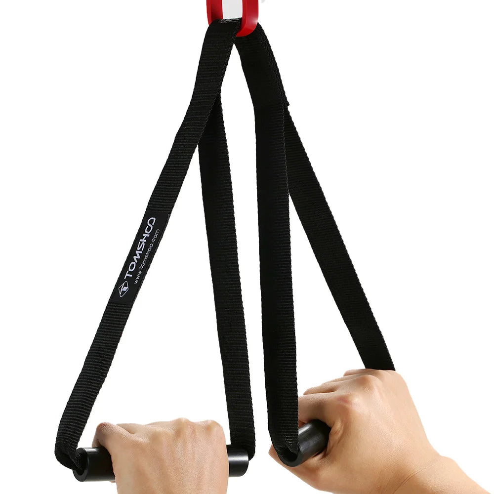 5 Packs Workout Belts Pull Up Assist Bands Set Resistance Loop Bands Powerlifting Exercise Stretch Band with Door Anchor Handles