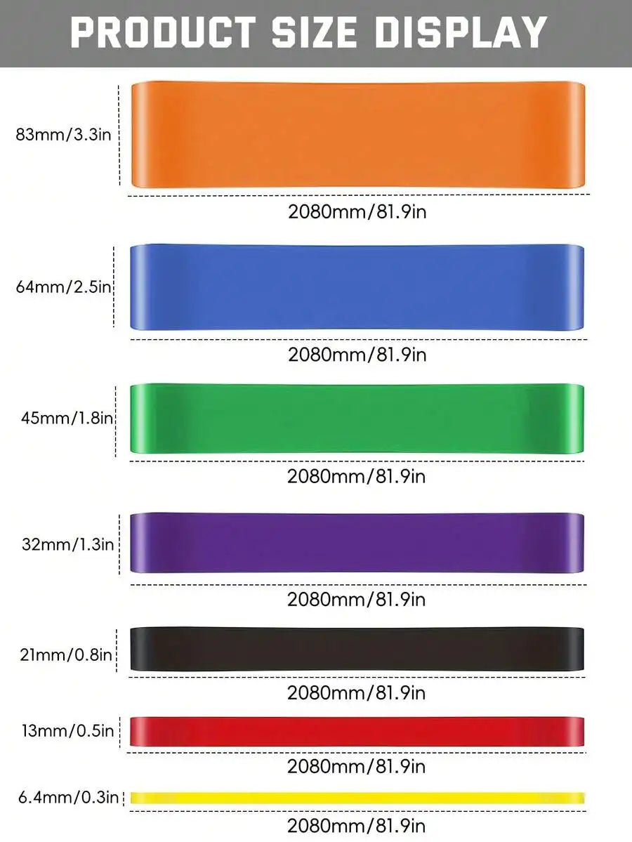 5lbs To 230lbs Pull Up Assist Resistance Bands, Including Pull Up Resistance Bands, Stretch Bands, Fitness TPE Resistance Bands