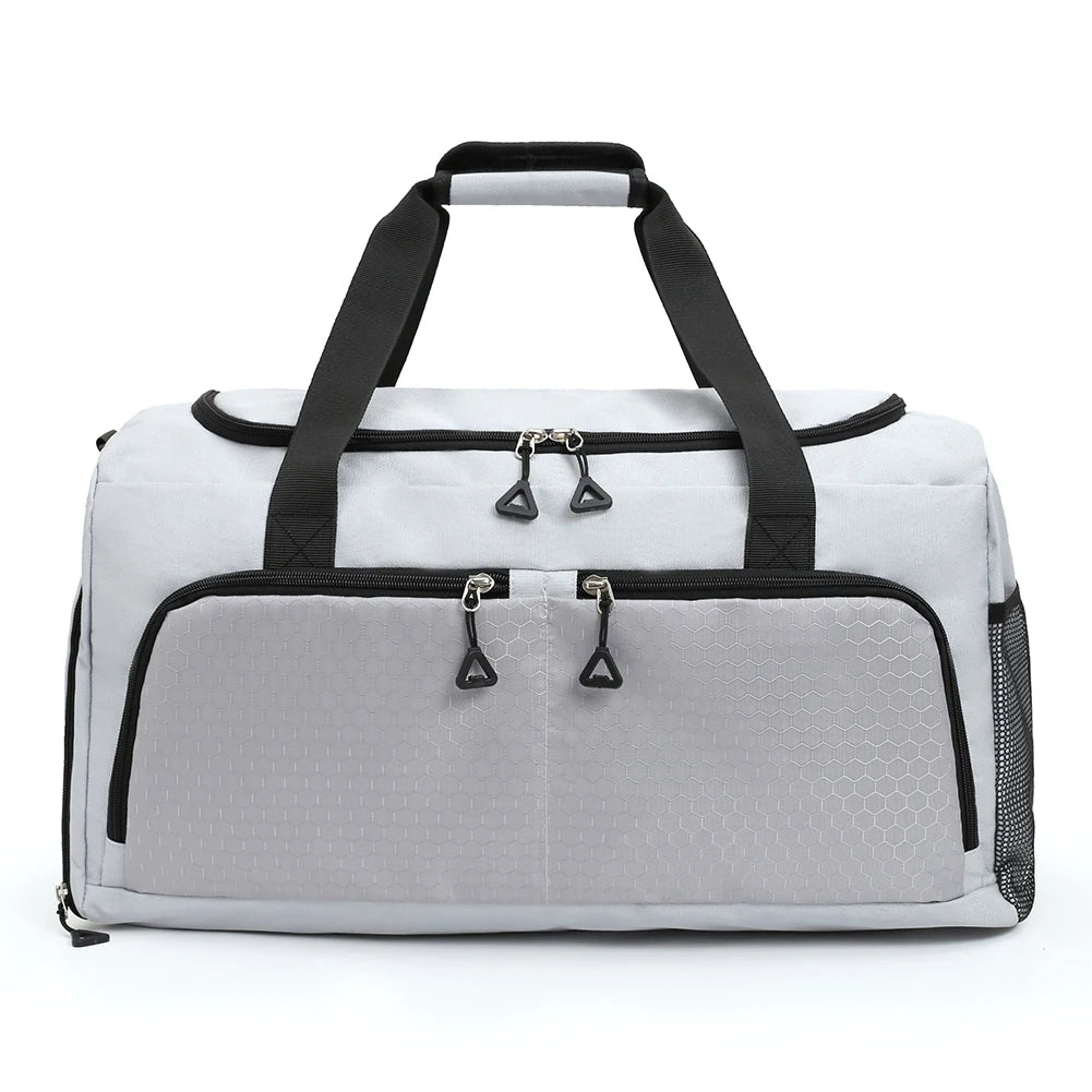 Travel Duffle Bag with Shoe Compartment and Wet Pocket Gym Bag Carry On Weekender Bag for Women and Men for Travel Workout Sport
