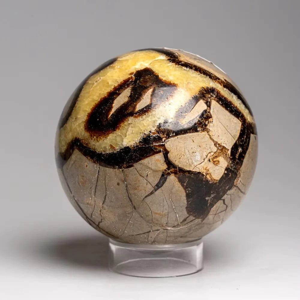 Natural turtle back stone ball ornament, with random styles, suitable for home and garden decoration, can decorate spaces such as courtyards, terraces, living rooms, etc. It is also a Christmas and Halloween gift for family a